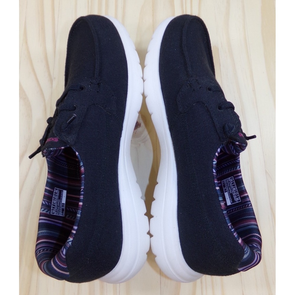 Skechers On the Go Air Cooled Slip On Shoes Sneakers Womens Black Sz 10 Goga Mat - Picture 9 of 10